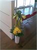 Květinová dekorace žluto-bílá 130cm
